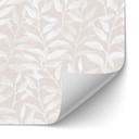 Samoprzylepny panel ścienny do kuchni Delikatne akwarelowe liście - Delikatny beż - Bloomery Decor