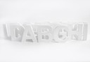 letras decorativas 3D alfabeto (26 piezas)