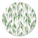 Glasbillede - Grene med grønne blade - UN Designs