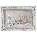 Canvasbillede, maritimt Shabby Chic