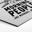 Hexagon Dibond I hate morning people - Magnusson