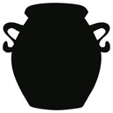 Sticker mural - Vase #05