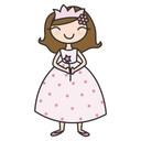 Sticker mural - Princesse