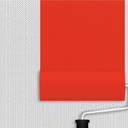 Almindeligt tapet, tekstureret non-woven tapet Bauhaus hvid 