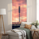 Fototapete FC Hansa Rostock - Flutlichtmast - 144x260 cm