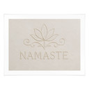 Plakat Namaste z lotosem - Treechild
