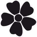 Wallsticker - Blomst