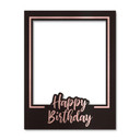 Fotoramme Happy Birthday Black - Festramme til fødselsdagsfest