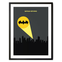 Plakat filmowy inspirowany filmem "Powrót Batmana" - Gomes