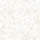 Tapeta z włókniny kwiaty, liście floral nature matowa w kolorze białym 