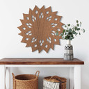 Wood Art Mahogany - Mandala Sun 02