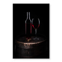 Tableau sur verre Perfoncio - vin rouge pour connaisseurs