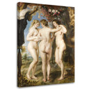 Canvasbillede, De tre gratier - P. P. Rubens reproduktion