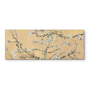 Wandbild van Gogh - Mandelblüte - creme - Panorama - Alu-Dibond