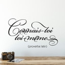Sticker mural - Connais-toi toi-même