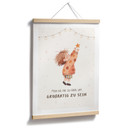 Kinder-Poster 'Man ist nie zu klein' mit Kind und Stern