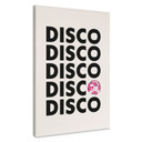 Leinwandbild Retro Disco Vibes Typografie - Kerr-Dineen