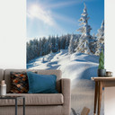 Fototapete Snowdrifts on Winter Snow 144x260 cm
