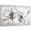 Canvasbillede, Blomster i hvid Shabby Chic