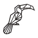 Akrylowa dekoracja origami z tukanem