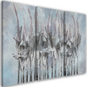 Lærred print 3 dele, planter blomster Simnitło
