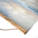 Tekstil plakat Rolig strand i pastelfarver - Cheney