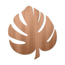 Wood Art Mahogany - Leaf Monstera 03