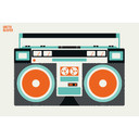Livingwalls papier peint photo ARTist Ghetto Blaster