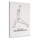 Tableau sur toile Yoga - Posture du guerrier
