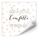 Wallprint Confetti & Cream - Add a little confetti