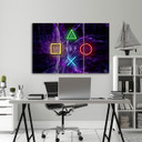 Canvas print 3 dele, knapper til controlleren