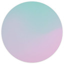 Ombre - Cotton Candy Dream - Fototapeta okrągła - tapeta flizelinowa/tapeta flizelinowa samoprzylepn