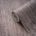 Tekstureret tapet i gråbrun - non-woven tapet med tekstil-look - moderne vægdesign