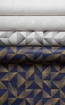 Vliestapete Grafisch Modern in Blau 