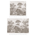 Fotobehang met tuinlandschap in beige - Ms Tiff