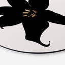 Wandcirkel Kubistika - Dark Orchid