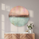 Tableau sur verre rond Fredriksson - Couleurs d'été