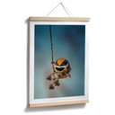 Poster Kleiner Vogel am Ast - Jacob Xu - 24x30 cm