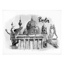 Plakat Berlin - Czarno-biały - Pokochaj swoje miasto