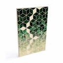 Plakat drewniany Fredriksson - Natura spotyka geometrię