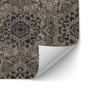 Samoprzylepny panel ścienny do kuchni Mandala Boho antyczne złoto - Bloomery Decor
