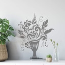 Sticker mural - Bouquet Monochrome