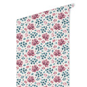 Tapet med mønster - akvarelblomster 03 - pink