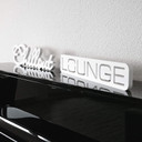Litery dekoracyjne Chillout Lounge