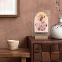 Akrylglas borddekoration Statue af gudinden Artemis - Grace Digital Art