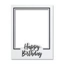 Happy Birthday-fotoramme - Festdekoration til fødselsdagsfest