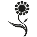 Wallsticker Solsikke 1