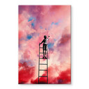 Glasbillede - Taudalpoi - Painting Clouds
