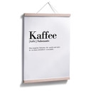 Poster Grammatik - Kaffee