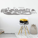 Wandtattoo Tübingen Skyline